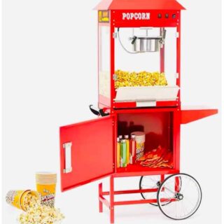 Machine à pop-corn commerciale avec chariot 2