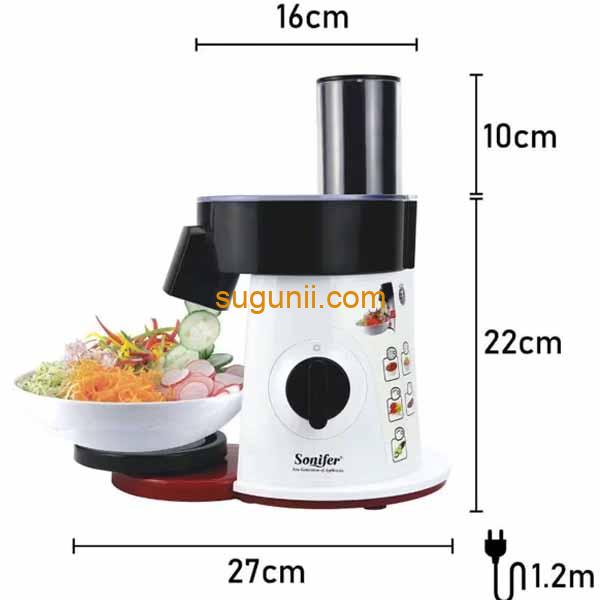 Coupe-légumes et saladier (SONIFER SF-5505) – Image 2