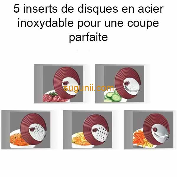 Coupe-légumes et saladier (SONIFER SF-5505) – Image 4