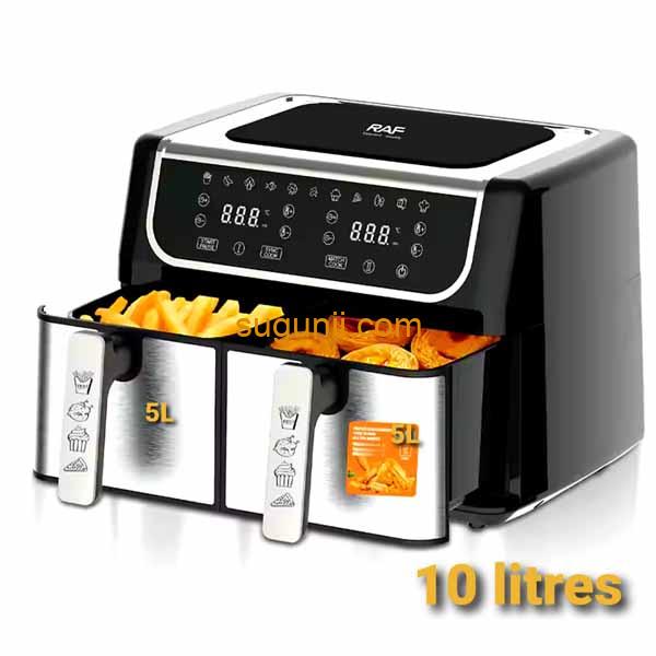 Friteuse à air double panier 10L RAF 2