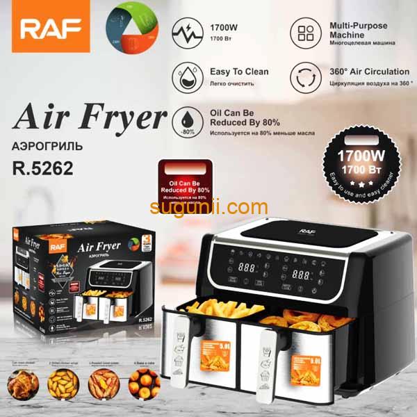 Friteuse à air double panier 10L RAF