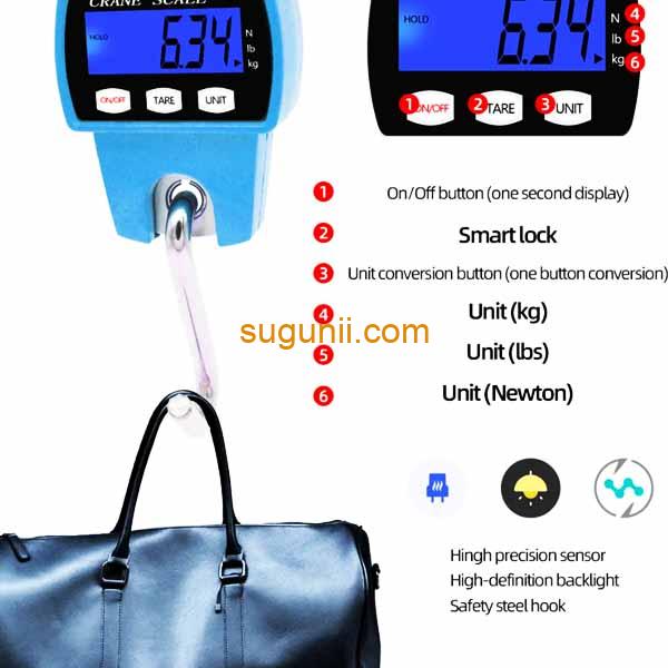 Balance suspendue numérique 200kg 3