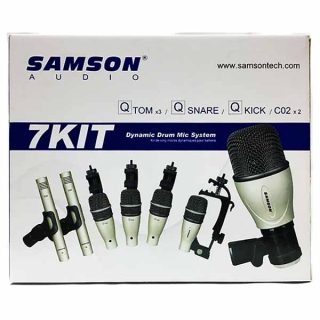 Kit 7pcs de microphones de batterie Samson