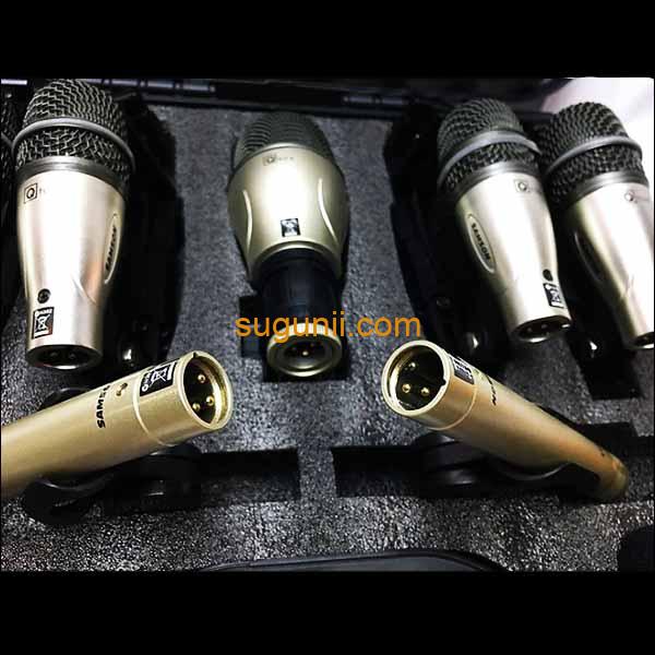 Kit 7pcs de microphones de batterie Samson 5