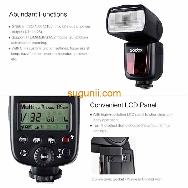Kit flash Li-Ion Godox V850II 3