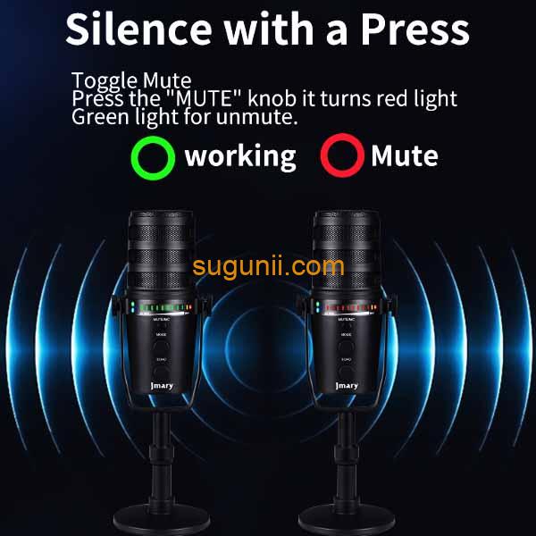 Microphone USB Jmary MC-PW12 c