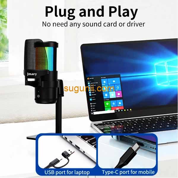 Microphone USB Jmary MC-PW13 c