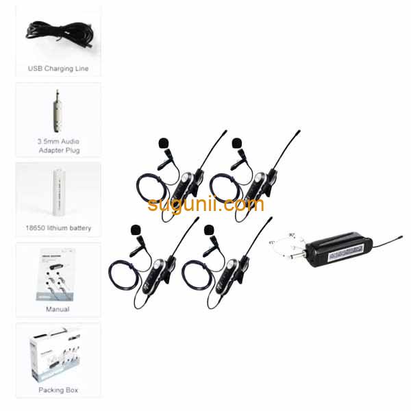 Microphone cravate sans fil PRO-4CII 2