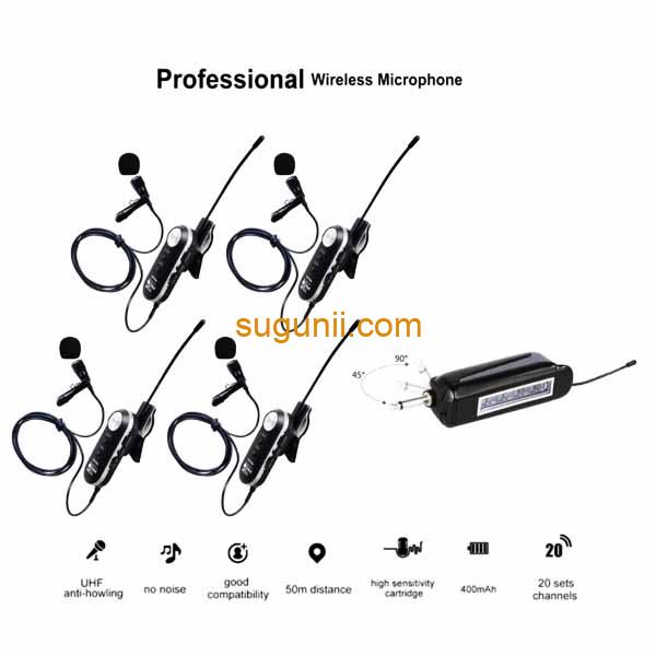 Microphone cravate sans fil PRO-4CII 3