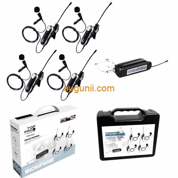 Microphone cravate sans fil PRO-4CII