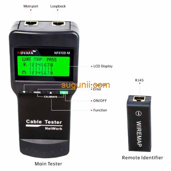 Testeur de câbles réseau NOYAFA NF-8108M 7