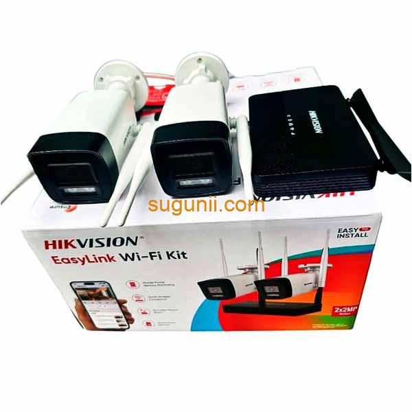 Kit 2 Caméras Wi-Fi Hikvision NKS424W0H 3