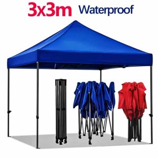 Tente rétractable 3mx3m