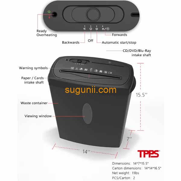 Destructeur de documents ADLink ESC412A-CD 2