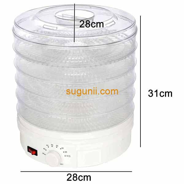 Mini déshydrateur alimentaire électrique à 5 plateaux 2
