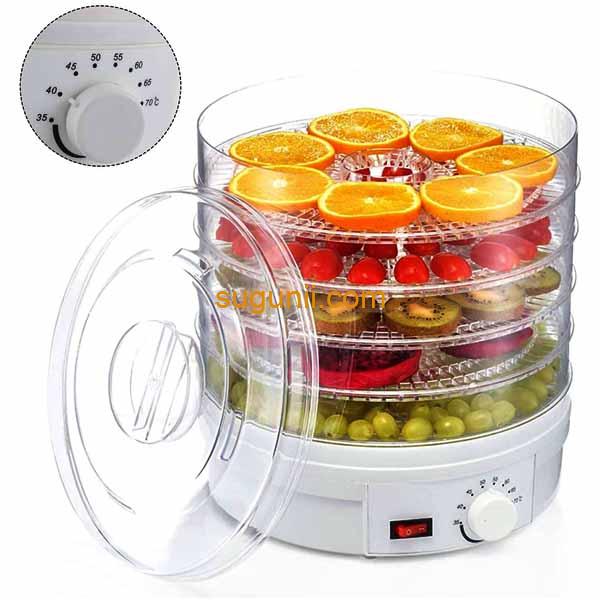 Mini déshydrateur alimentaire électrique à 5 plateaux