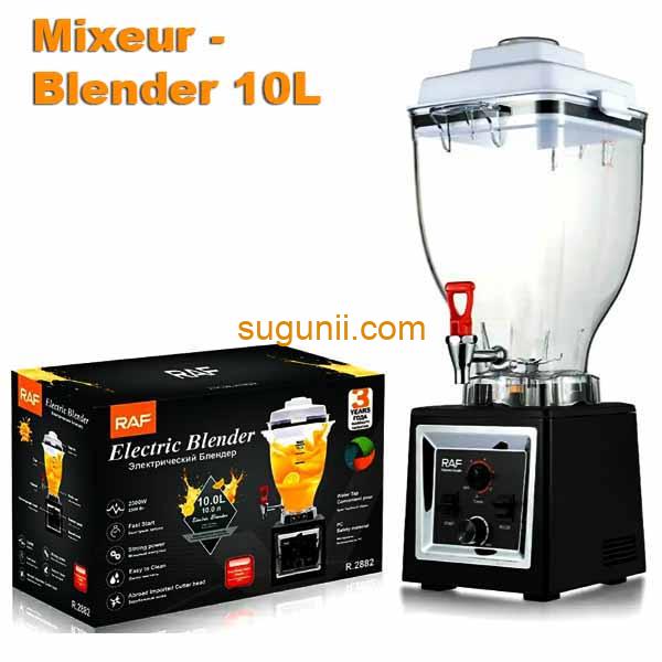 Mixeur Blender Professionnel 10L avec robinet RAF R.2882