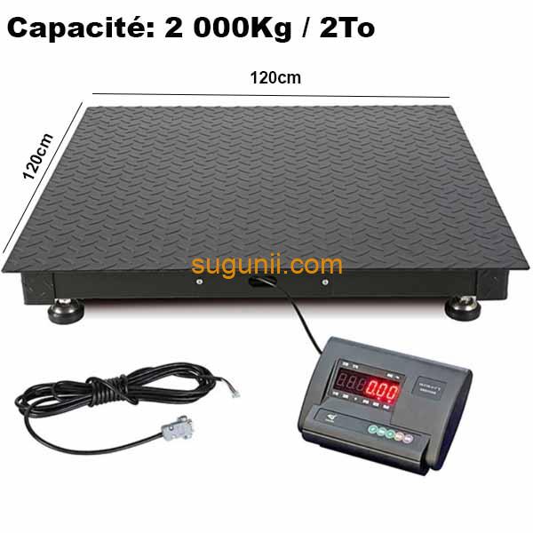 Balance Industrielle au Sol - Capacité 2 Tonnes