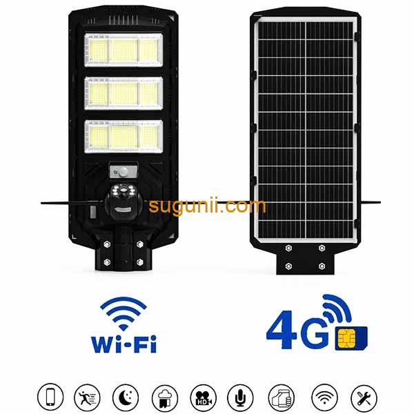 Lampadaire Solaire avec Caméra Fosvision 4G Double Objectif 2