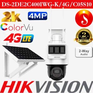 Caméra Solaire Extérieure Hikvision 4G LTE - 4MP