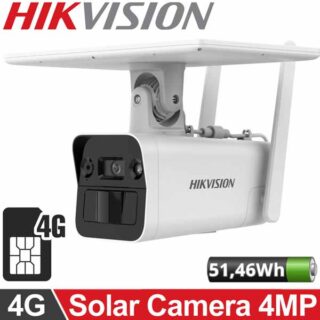 Caméra de Sécurité Solaire Hikvision 4G LTE 4MP – DS-2XS2T41G1-ID-4G