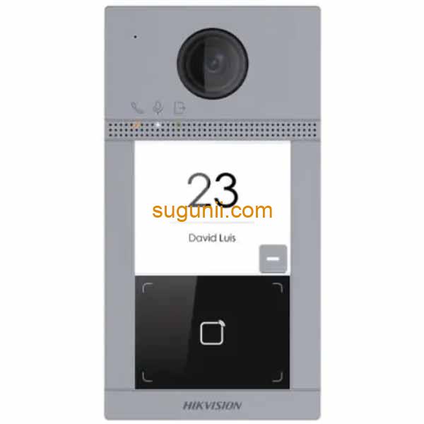 Platines de Rue 1 bouton Vidéophone Hikvision