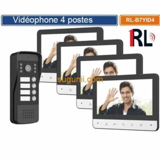 Vidéophone 4 Postes RL-B7YID4