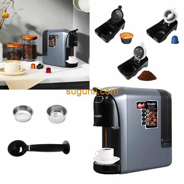 Machine à Café à Capsules 4-en-1 Sonifer SF-3579