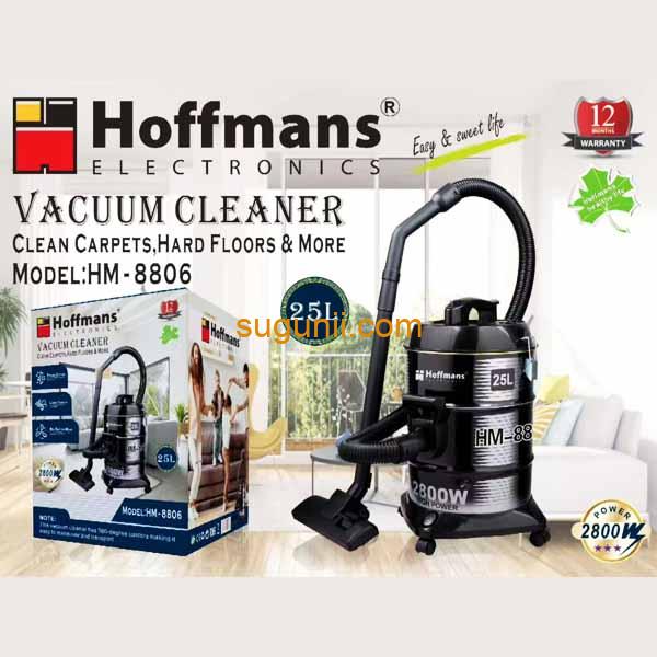 Aspirateur Hoffmans HM-8806 – Puissance 2800W - Bac 25L