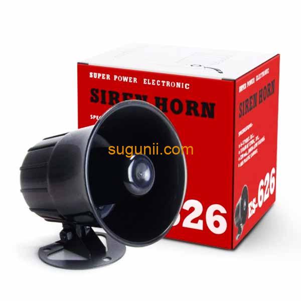 Sirène Klaxon ES-626 – Avertisseur Sonore 110 dB, 6-12V CC