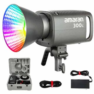Amaran 300c – Projecteur LED COB 300W RGBWW, Monture Bowens, 26 580 lux