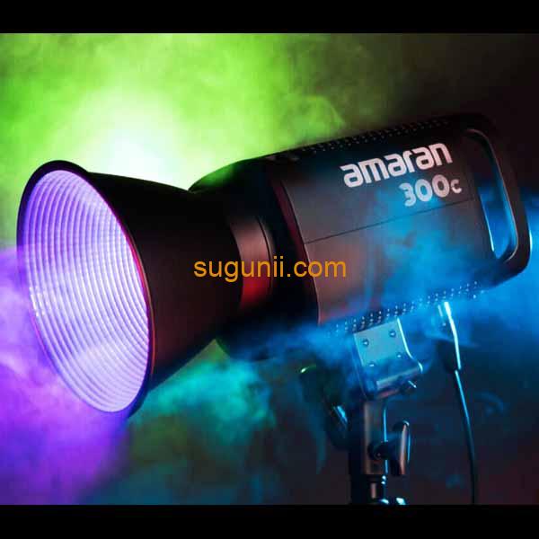 Amaran 300c – Projecteur LED COB 300W RGBWW, Monture Bowens, 26 580 lux 4