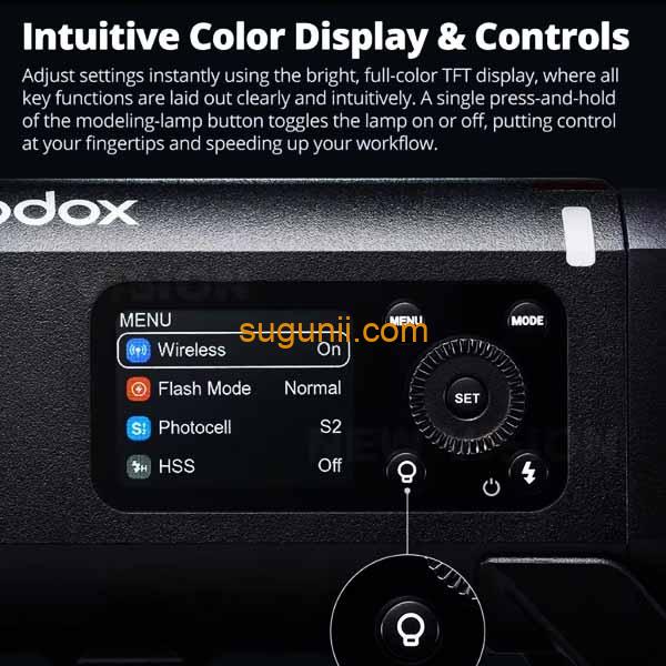 Godox AD400Pro II – Flash Autonome 400 Ws, HSS, TTL, Freeze Ultra-Rapide 5