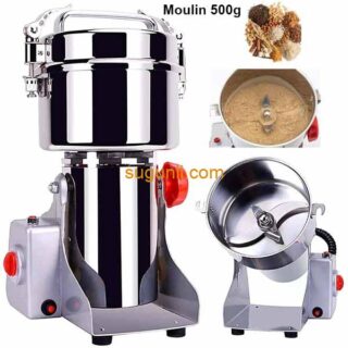 Moulin à Grains Électrique 500g – Compact, Rapide et Polyvalent