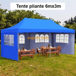 Tente de Jardin Pliante 6mx3m
