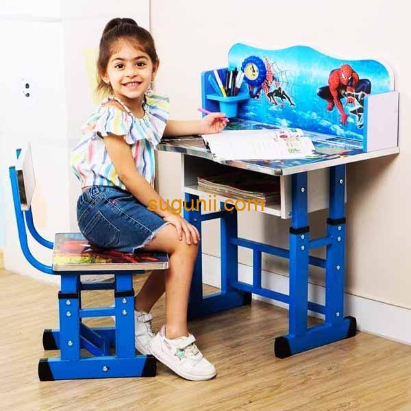 Ensemble Bureau et Chaise Kiddies – Évolution & Couleur pour Apprendre en S’amusant 2
