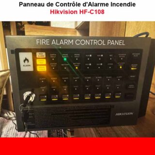 Panneau de Contrôle d'Alarme Incendie Hikvision HF-C108