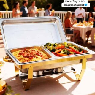 Chauffe-Plat à 2 Compartiments – 11L