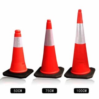 Cônes de Signalisation – 50cm, 75cm et 100cm