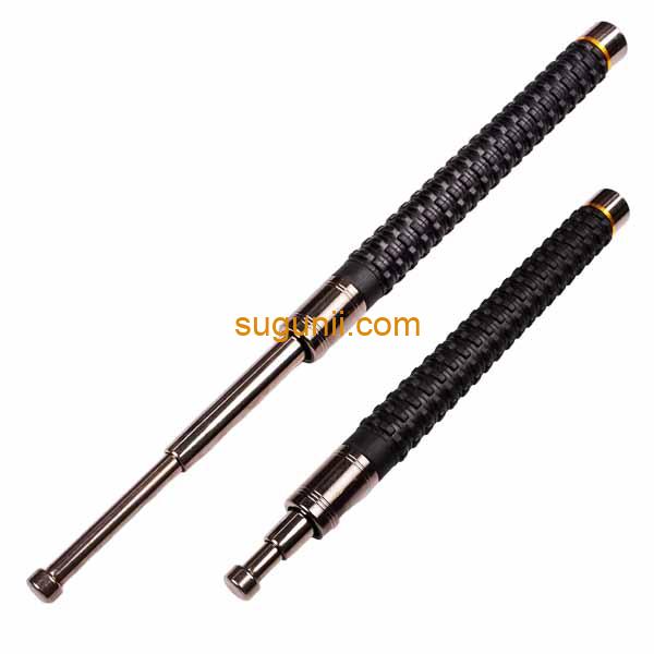 Matraque Télescopique Dark Knight Streetwise – 22-66 cm, Brise-Glace, Étui Inclus