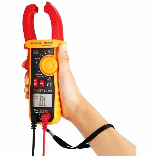 Pince Multimètre Numérique BM818 600A True RMS – Mesure de Courant AC sans Contact 2