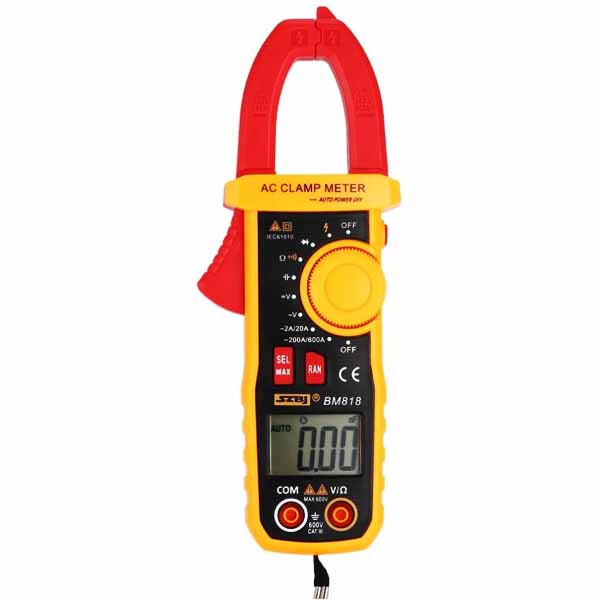 Pince Multimètre Numérique BM818 600A True RMS – Mesure de Courant AC sans Contact 3