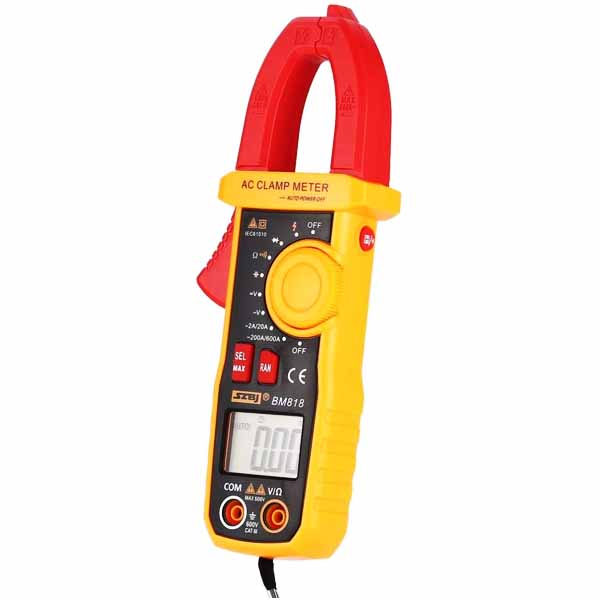Pince Multimètre Numérique BM818 600A True RMS – Mesure de Courant AC sans Contact 4