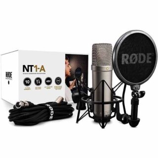 RØDE NT1-A – Microphone à Condensateur de Studio Large Diaphragme