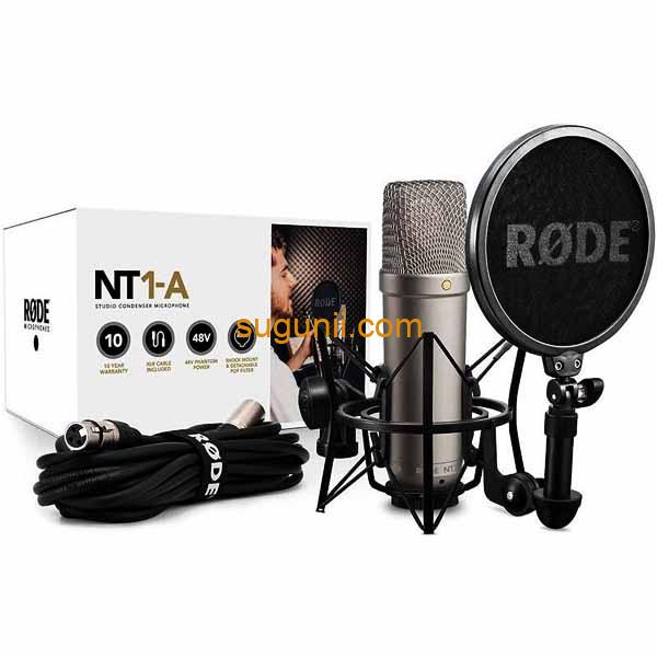 RØDE NT1-A – Microphone à Condensateur de Studio Large Diaphragme