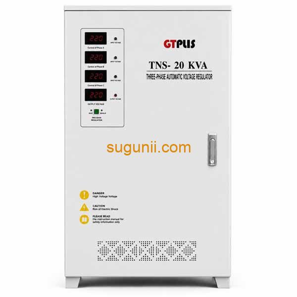 Régulateur de Tension Triphasé Automatique GTPLUS – Série TNS 20kVA