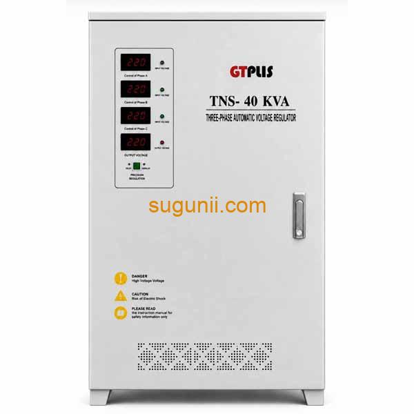 Régulateur de Tension Triphasé Automatique GTPLUS – Série TNS 40kVA