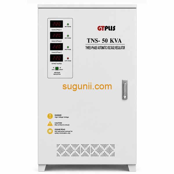 Régulateur de Tension Triphasé Automatique GTPLUS – Série TNS 50kVA