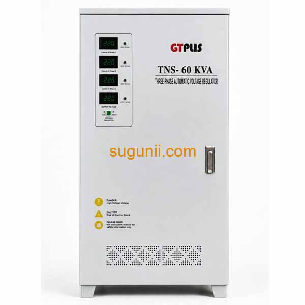 Régulateur de Tension Triphasé Automatique GTPLUS – Série TNS 60kVA