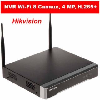 Enregistreur Vidéo Réseau Hikvision DS-7108NI-K1/W/M(C) – NVR Wi-Fi 8 Canaux, 4 MP, H.265+